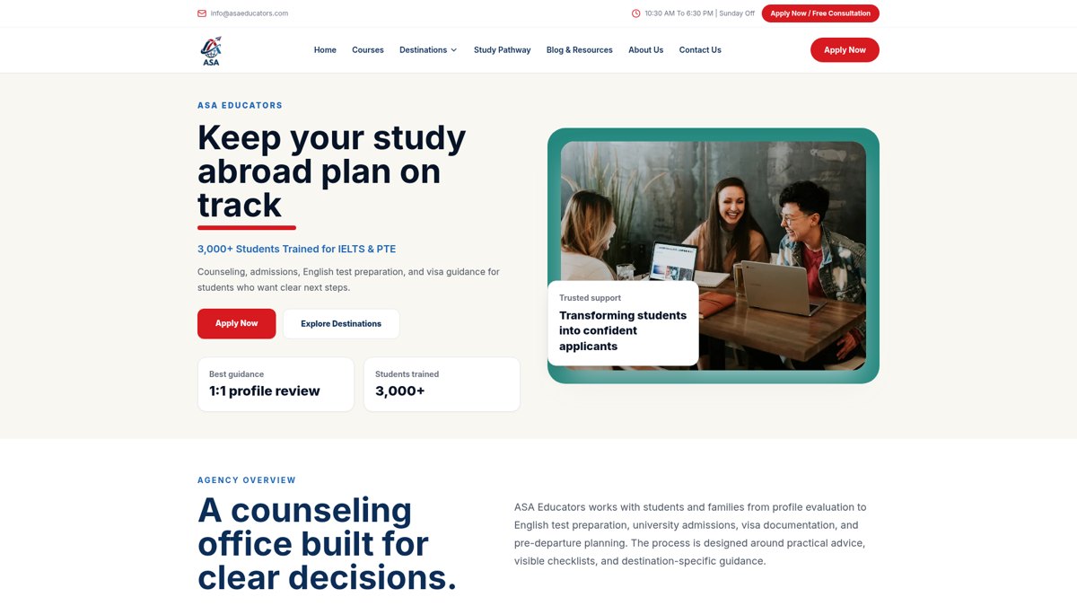 ASA Educators — Education platform